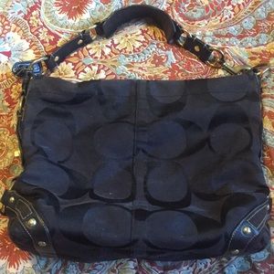 Large Coach hobo bag